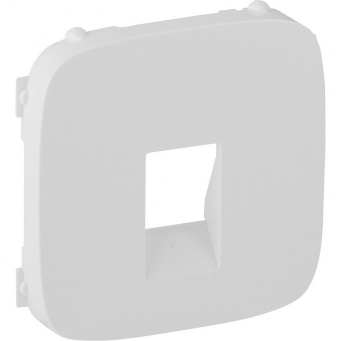 Лицевая панель LEGRAND Valena ALLURE для аудиорозетки с пружинными зажимами одиночной белый 755365