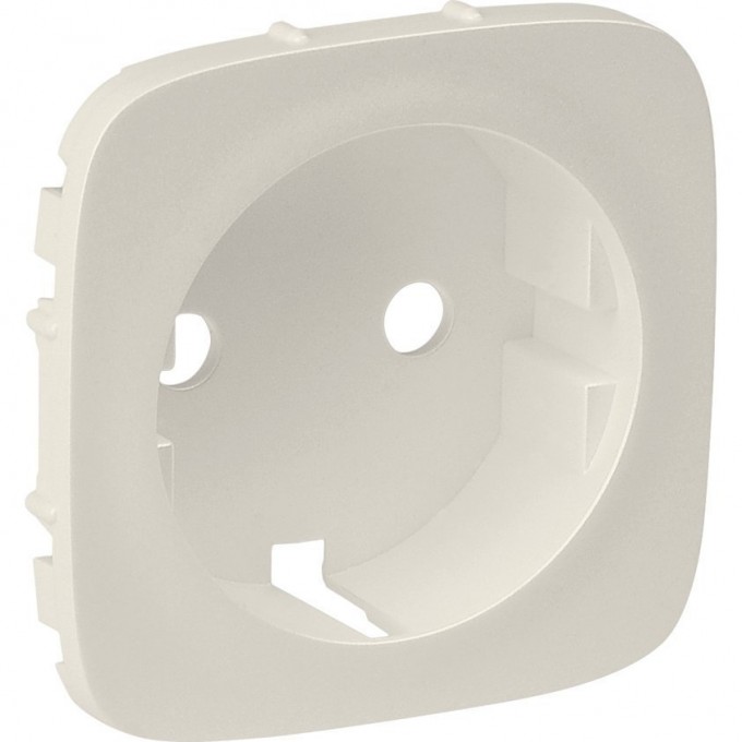 Лицевая панель LEGRAND Valena ALLURE для розетки 2К+З слоновая кость 755206