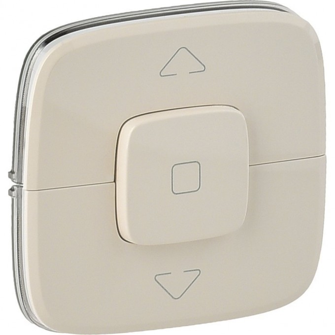 Лицевая панель LEGRAND Valena ALLURE для выключателя жалюзи и рольставней слоновая кость 755146