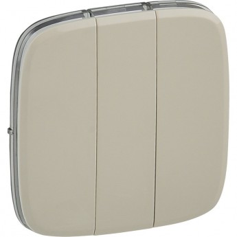 Лицевая панель LEGRAND Valena ALLURE для выключателя трехклавишного слоновая кость Лицевая панель LEGRAND Valena ALLURE для выключателя трехклавишного слоновая кость