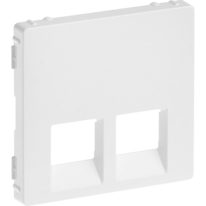 Лицевая панель LEGRAND Valena LIFE для двойных телефонных/информационных розеток белая 755420