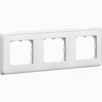 Рамка LEGRAND Cariva 3 поста горизонтальный/вертикальный монтаж белый