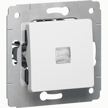 Выключатель LEGRAND Cariva без фиксации с подсветкой 10 A 250 В белый Выключатель LEGRAND Cariva без фиксации с подсветкой 10 A 250 В белый