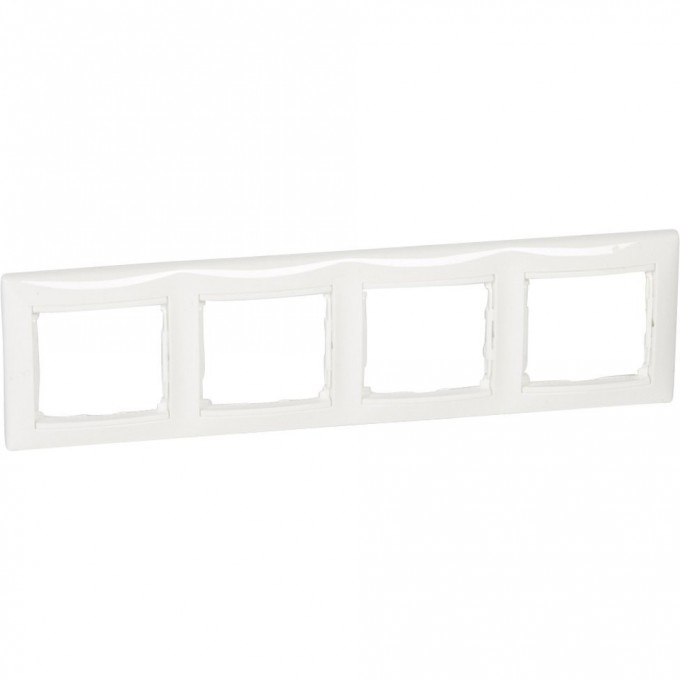 Рамка LEGRAND Valena 4 поста горизонтальный монтаж белый 774454