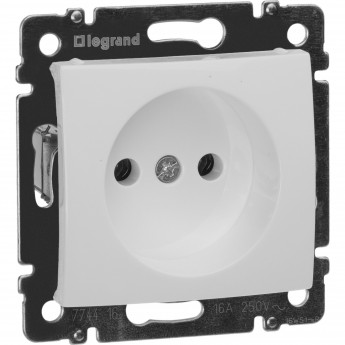 Силовая розетка LEGRAND Valena 2К на винтах 10/16 А 230/250 В белый Силовая розетка LEGRAND Valena 2К на винтах 10/16 А 230/250 В белый