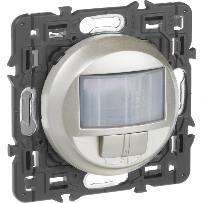 Датчик движения LEGRAND Celiane двухпроводный 250 Вт без нейтрали с функцией ручного управления титан SET-1-067026-03