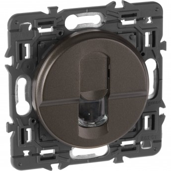 Розетка LEGRAND Celiane RJ45 UTP Cat. 6 графит Розетка LEGRAND Celiane RJ45 UTP Cat. 6 графит