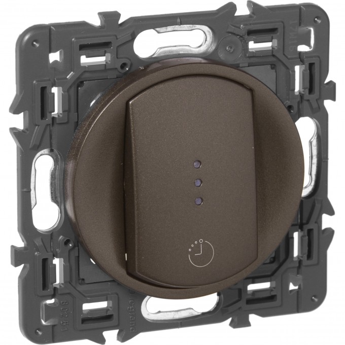 Выключатель LEGRAND Celiane с выдержкой времени на отключение вентиляции графит SET-1-067423-01