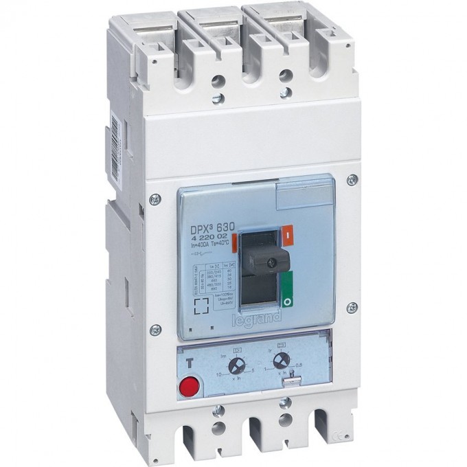 Автоматический выключатель LEGRAND DPX3 630 3P 400А 36kA/ТМ 422002