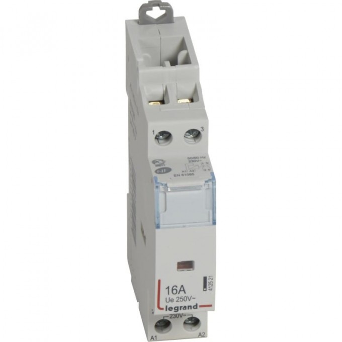 Контактор LEGRAND CX³ 2П 250В с катушкой 230В 16A 1 Н.О+1 Н.З. 1 модуль 412521