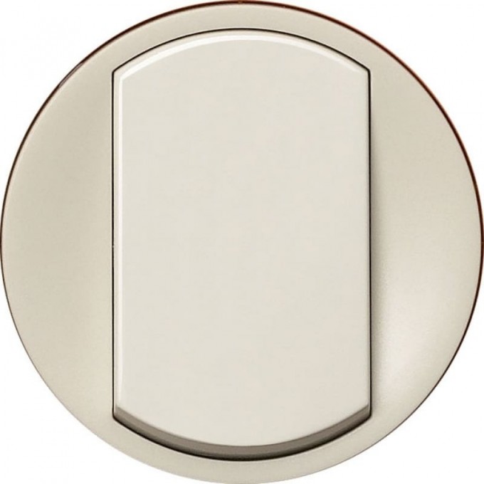 Лицевая панель LEGRAND Celiane для одноклавишных выключателей/переключателей, слоновая кость 66200