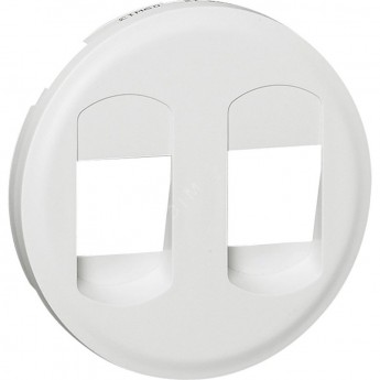 Лицевая панель LEGRAND CELIANE для розетки акустической двойной белая