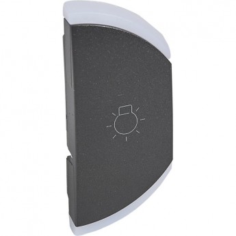 Лицевая панель LEGRAND MyHome SCS 1М "освещение" правая, графит