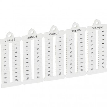 Маркировка пластиковая LEGRAND Viking, 5мм 1-10, горизонтальная