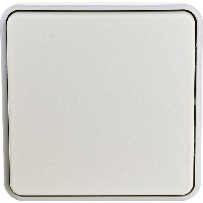 Переключатель LEGRAND Plexo проходной одноклавишный 10A, IP55, белый 69611