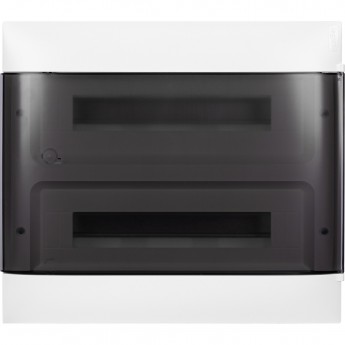 Пластиковый щиток LEGRAND PRACTIBOX S навесной (ЩРн-П) 2X18 дымчатая дверь