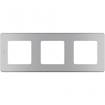 Рамка 3 поста LEGRAND INSPIRIA алюминий Рамка 3 поста LEGRAND INSPIRIA алюминий