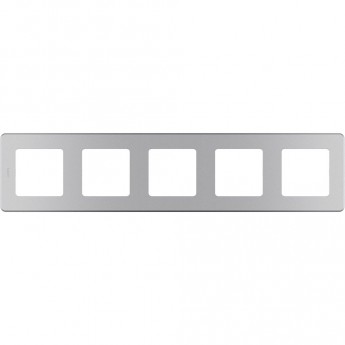 Рамка 5 постов LEGRAND INSPIRIA алюминий Рамка 5 постов LEGRAND INSPIRIA алюминий
