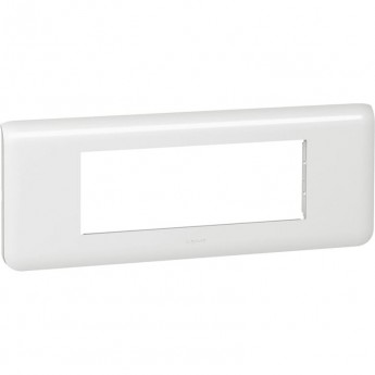 Рамка 6 модулей LEGRAND Mosaic, белая Рамка 6 модулей LEGRAND Mosaic, белая