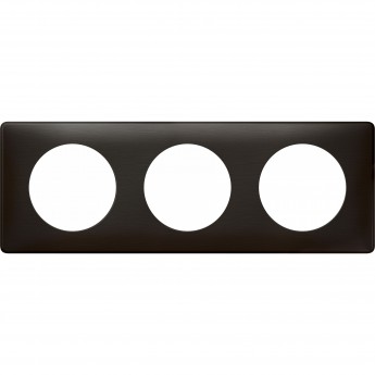 Рамка LEGRAND Celiane 3 поста Карбон