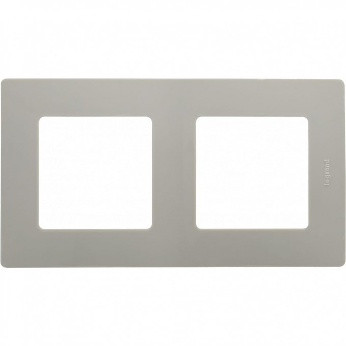Рамка LEGRAND Etika 2 поста светлая галька 672522