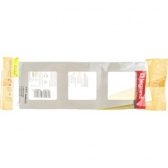 Рамка LEGRAND Etika 3 поста слоновая кость