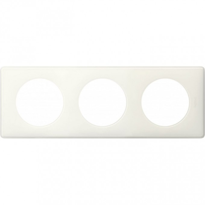 Рамка трехместная LEGRAND CELIANE, белый глянец 66633