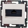 Розетка компьютерная LEGRAND Valena RJ45 UTP Кат.5e на винтах, слоновая кость 774138