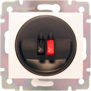 Розетка LEGRAND для колонок Valena одиночная белый Розетка LEGRAND для колонок Valena одиночная белый