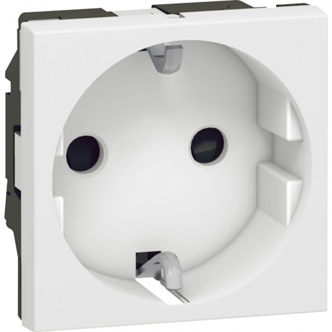 Розетка LEGRAND MOSAIC 2К+З нем. ст., безвинтовые зажимы 77211