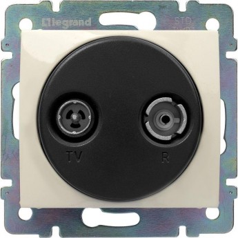 Розетка телевизионная TV/R LEGRAND СП VALENA 1.5дБ 862МГц с топологией "звезда" слоновая кость
