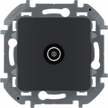 Розетка TV LEGRAND INSPIRIA проходная 14 дБ 5 862 мГц антрацит