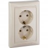 Розеточный блок LEGRAND Valena немецкий стандарт 2х2К+3 укомплектованный слоновая кость 774370
