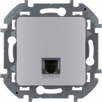 Телефонная розетка LEGRAND INSPIRIA RJ11 алюминий