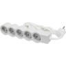 Удлинитель LEGRAND Стандарт 5x2К+З 5м. б-сер 694571