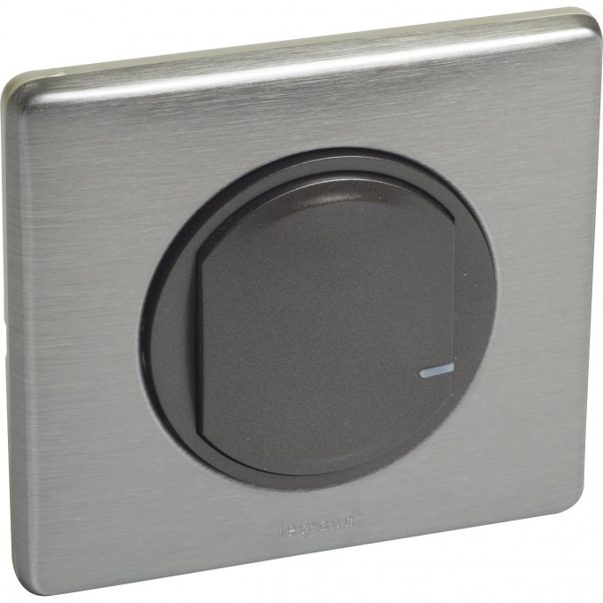 Умный беспроводной сценарный выключатель LEGRAND Celiane with NETATMO "День/Ночь", графит/вольфрам 64886