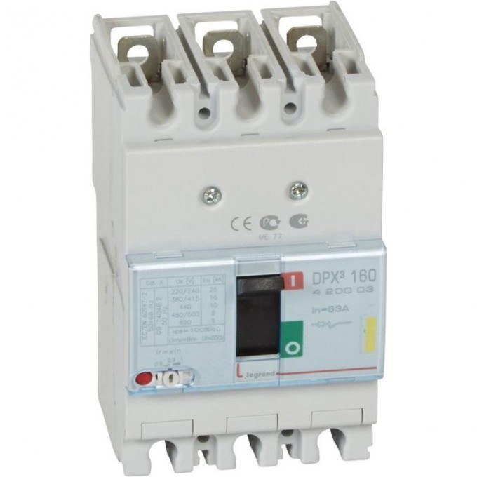 Выключатель автоматический LEGRAND DPX3 63А 3П 420003