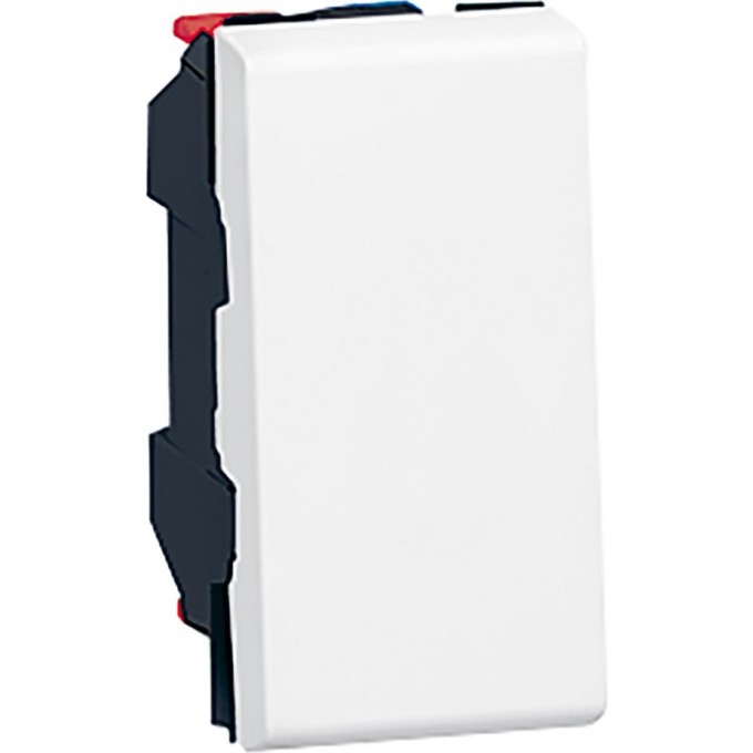 Выключатель LEGRAND Mosaic кнопочный перекидной 6A 1 модуль, белый 77031