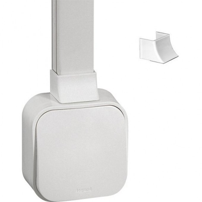 Адаптер LEGRAND Quteo для монтажа серии для мини-каналов Metra 24x14 белый 638127