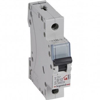 Автоматический выключатель LEGRAND TX³ 6000 6 кА тип B 1П 230/400 В 10А 1 модуль белый