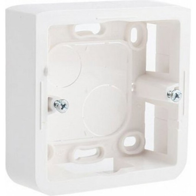 Накладная монтажная коробка LEGRAND Mosaic для суппорта Кат. № 0 802 51 глубина 30 мм 2 модуля белый 080280