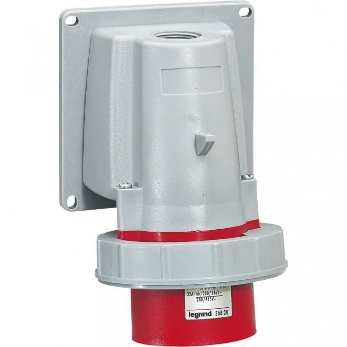 Накладная вилка LEGRAND P17 Tempra Pro IP 66/67 380/415 В 32 A 3К+З 056827