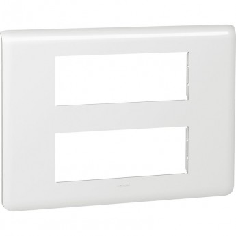 Рамка 2X6 модулей LEGRAND Mosaic, белый Рамка 2X6 модулей LEGRAND Mosaic, белый