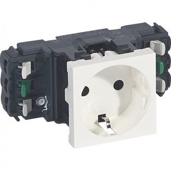 Розетка LEGRAND Mosaic 2К+3 для кабель-каналов, автоматические клеммы, белый Розетка LEGRAND Mosaic 2К+3 для кабель-каналов, автоматические клеммы, белый