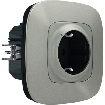 Умная розетка LEGRAND Valena Allure with NETATMO 2К+З 16А 230В, алюминий Умная розетка LEGRAND Valena Allure with NETATMO 2К+З 16А 230В, алюминий